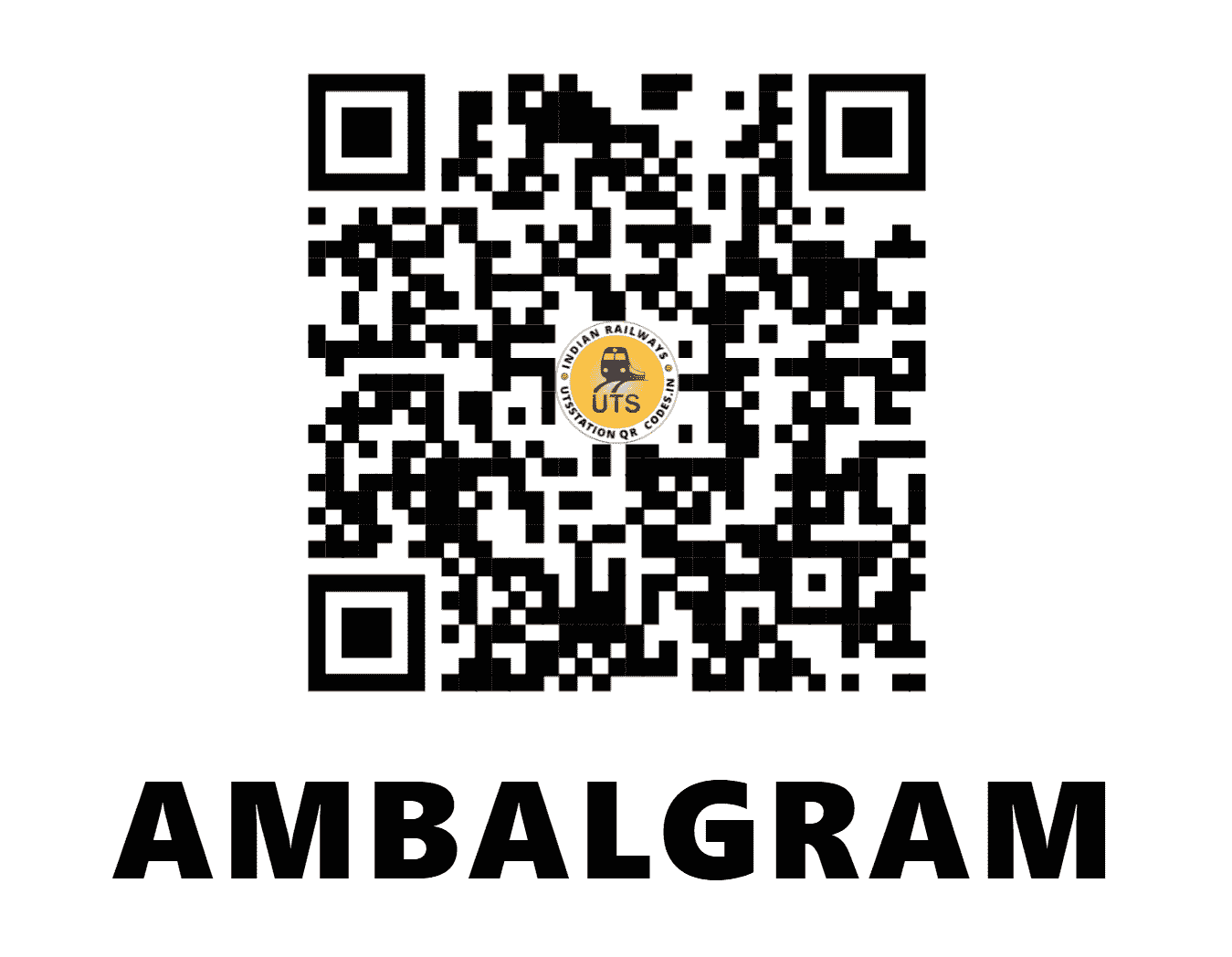 UTS QR Code for AMBALGRAM - ABGM - ER (WEST BENGAL)